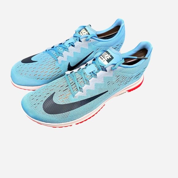 Nike Air Zoom Streak LT 4 Blue Fox-Bright Crimson  Women's Size 9 - Picture 6 of 6